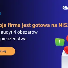 Czy Twoja firma jest gotowa na NIS2? Sprawdź się w audycie cyberbezpieczeństwa. Ikony symbolizują pytania i odpowiedzi.