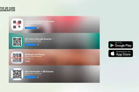 Aplikacja kod qr: generatory i skanery kodów QR na iPhone'a i iPada. Dostępne w App Store i Google Play.