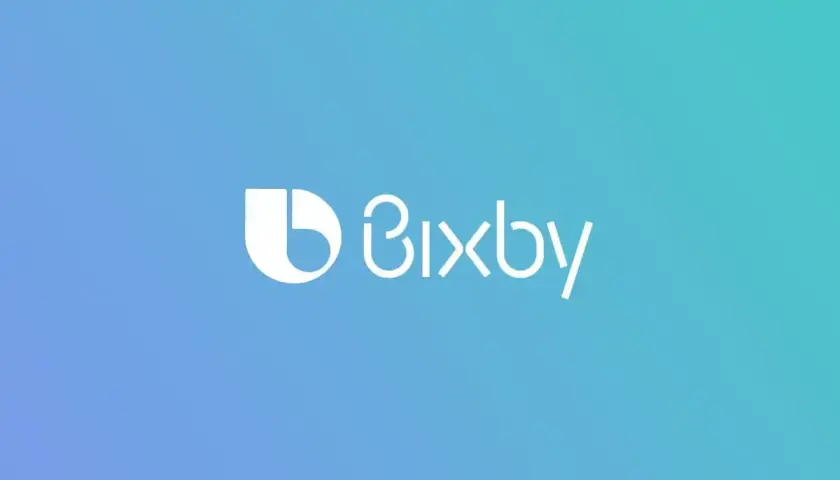 Logo Bixby na tle gradientowym. Bixby Vision pomaga odkrywać świat.