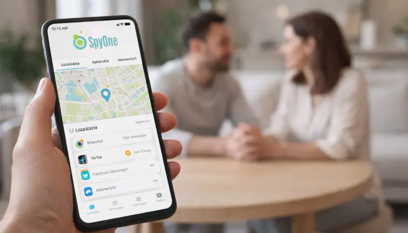 Aplikacja SpyOne pokazuje lokalizację i aktywność na telefonie, umożliwiając szpiegowanie telefonu.