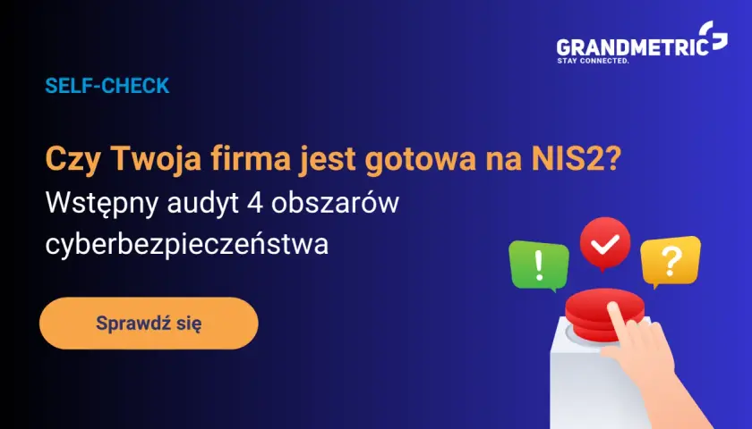 Czy Twoja firma jest gotowa na NIS2? Sprawdź się w audycie cyberbezpieczeństwa. Ikony symbolizują pytania i odpowiedzi.