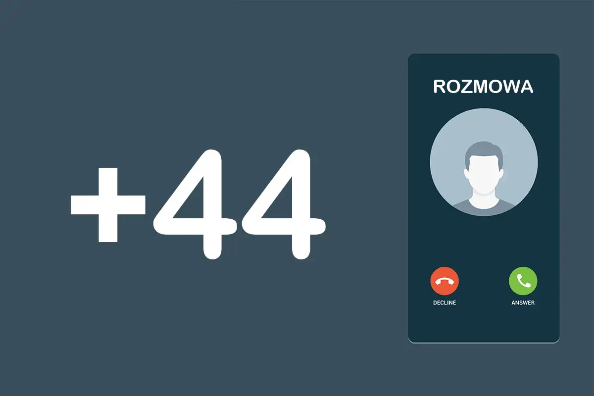 Rozmowa przychodząca z numeru +44. Czy odbierasz? To może być ważny kierunkowy 37.