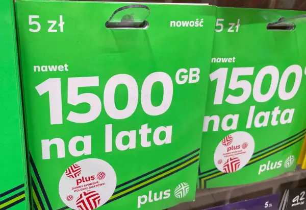 Darmowy internet Plus: 1500 GB na rok za 5 zł. Nowość od Plusa!