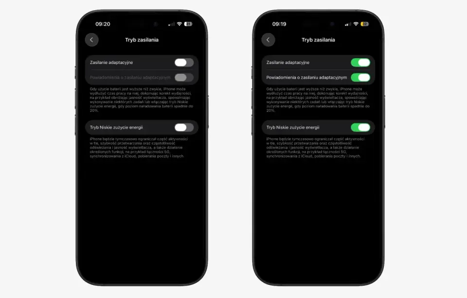 Tryb niskiego zużycia energii w iPhonie szkodzi baterii?
